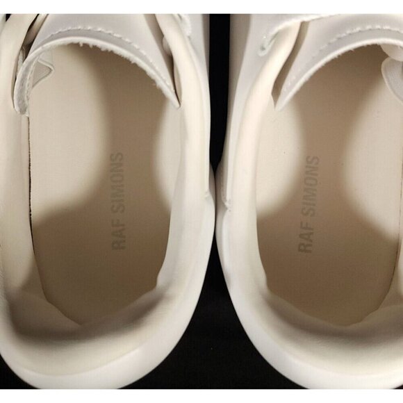 Raf Simons Orion Vegan Leather Sneakers 42 9 Mens White New - Picture 9 of 16